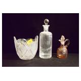 GROUPING: ICE BUCKET, DECANTER, ETC.