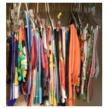 GROUPING: YARD FLAGS AND TABLE CLOTHS