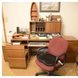 OFFICE: DESK, FILE CABINET, PRINTER, SUPPLIES,
