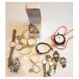 GROUPING: WRIST WATCHES - MENS AND LADIES