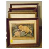 11 FRAMED PRINTS AND ARTWORK