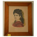 "THE GIRL I LOVE" BY CURRIER & IVES