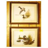 2 DUCK PRINTS BY RUANE MANNING