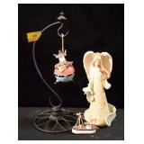 GROUPING: ENESCO ANGEL, BOAT AND COW ORANAMENT