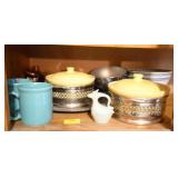 GROUPING: MUGS, CERAMICS, ETC.