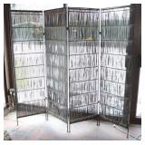 4 SECTION RATTAN ROOM DIVIDER