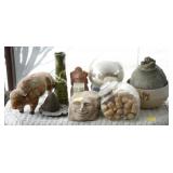 GROUPING: GARDEN ORNAMENTS