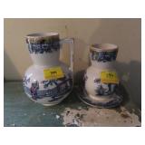 CERAMIC PITCHER AND VASE