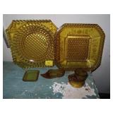 AMBER GLASS - 5 PCS.