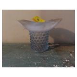 HOBNAIL GLASS VASE