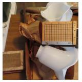 MINI CIGAR BOXES, GLASS LAMP SHADES