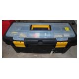 PLASTIC TOOL BOX WITH TOOLS