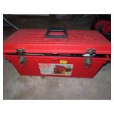 PLASTIC TOOL BOX WITH TOOLS