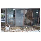 GROUPING: FLOWER POTS, PLANT STANDS, YARD ART