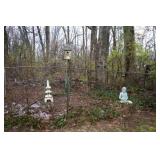 GROUPING: BIRD HOUSE, PAGODA, HINDU GODDESS