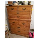MAPLE CHEST OF DRAWERS - 33" X 17" X 48"
