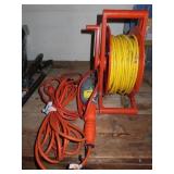 TROUBLE LIGHT AND EXTENSION CORD ON REEL