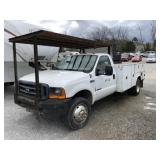 2000 FORD F-450 WORK TRUCK, 7.3L DIESEL, 2wd,