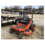 KUBOTA ZG327 60" ZERO TURN GAS MOWER 775hrs