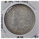1878 MORGAN 8 TAIL FEATHERS