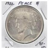1922 PEACE DOLLAR
