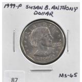 1999-P SUSAN B. ANTHONY DOLLAR