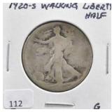 1920-S WALKING LIBERTY HALF