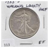 1933-S WALKING LIBERTY HALF