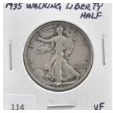 1935 WALKING LIBERTY HALF