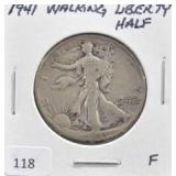 1941 WALKING LIBERTY HALF