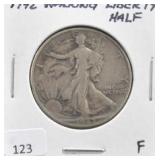 1942 WALKING LIBERTY HALF