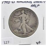 1943-D WALKING LIBERTY HALF