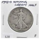 1943-S WALKING LIBERTY HALF