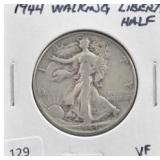 1944 WALKING LIBERTY HALF