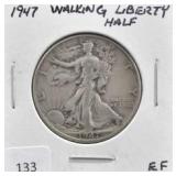 1947 WALKING LIBERTY HALF