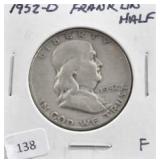 1952-D FRANKLIN HALF