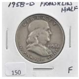 1958-D FRANKLIN HALF