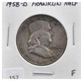 1958-D FRANKLIN HALF