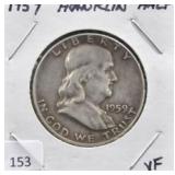 1959 FRANKLIN HALF