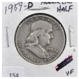 1959-D FRANKLIN HALF