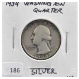 1934 WASHINGTON QUARTER