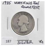 1935 WASHINGTON QUARTER