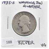 1935-S WASHINGTON QUARTER
