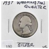 1937 WASHINGTON QUARTER