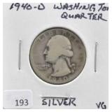 1940-D WASHINGTON QUARTER