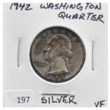 1942 WASHINGTON QUARTER