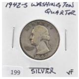 1942-S WASHINGTON QUARTER