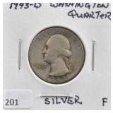1943-D WASHINGTON QUARTER