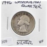 1946 WASHINGTON QUARTER