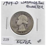 1949-S WASHINGTON QUARTER